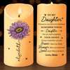 Remember You Are Braver Than You Think - Family Personalized Custom LED Candle - Christmas Gift For Son, Daughter, Grandson, Granddaughter