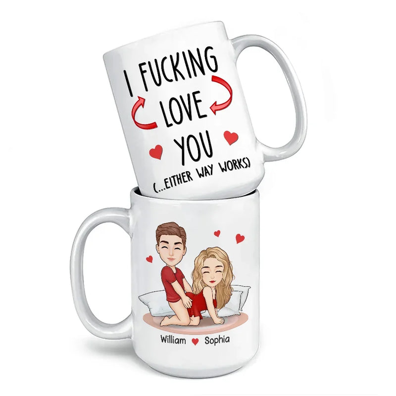 You Are My Favorite Thing To Do - Couple Personalized Custom Mug - Christmas Gift For Husband Wife, Anniversary
