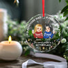 The World Would Be A Better Place - Bestie Personalized Custom Circle Glass Ornament - Christmas Gift For Best Friends, BFF, Sisters