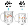 First Mom, Now Grandma - Family Personalized Custom Mug - Christmas Gift For Mom, Grandma