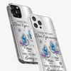 Those We Love Don't Go Away, They Fly Beside Us Every Day - Memorial Personalized Custom Clear Phone Case - Sympathy Gift For Family Members