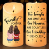 Together Is Our Favorite Place - Family Personalized Custom LED Candle - Christmas Gift For Family Members