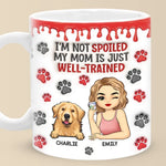 Custom Name Funny Dog Mom Gifts - Personalized Mugs
