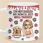 Custom Name Funny Dog Mom Gifts - Personalized Mugs