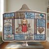 Books Are My Refuge, Where My Soul Finds Rest - Personalized Custom Snuggle Blanket, Hoodie Blanket - Christmas Gift For Book Lovers