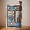 Books Are My Refuge, Where My Soul Finds Rest - Personalized Custom Snuggle Blanket, Hoodie Blanket - Christmas Gift For Book Lovers