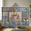 Books Are My Refuge, Where My Soul Finds Rest - Personalized Custom Snuggle Blanket, Hoodie Blanket - Christmas Gift For Book Lovers