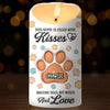 Fur Babies Make Life Sweeter - Dog & Cat Personalized Custom 3D Inflated Effect Printed LED Candle - Christmas Gift For Pet Owners, Pet Lovers