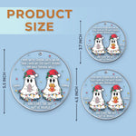Custom Name Ghost Friends Christmas Gifts - Personalized Ornament
