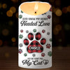 I Ask God For A True Friend - Dog & Cat Personalized Custom 3D Inflated Effect Printed LED Candle - Christmas Gift For Pet Owners, Pet Lovers