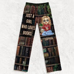 Custom Name Book Lover Gifts for Girls - Personalized Pajamas