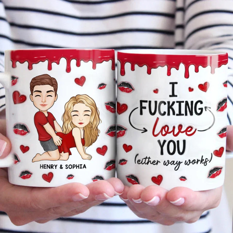 Our Love Will Always Be Timeless - Couple Personalized Custom 3D Inflated Effect Printed Mug - Christmas Gift For Husband Wife, Anniversary