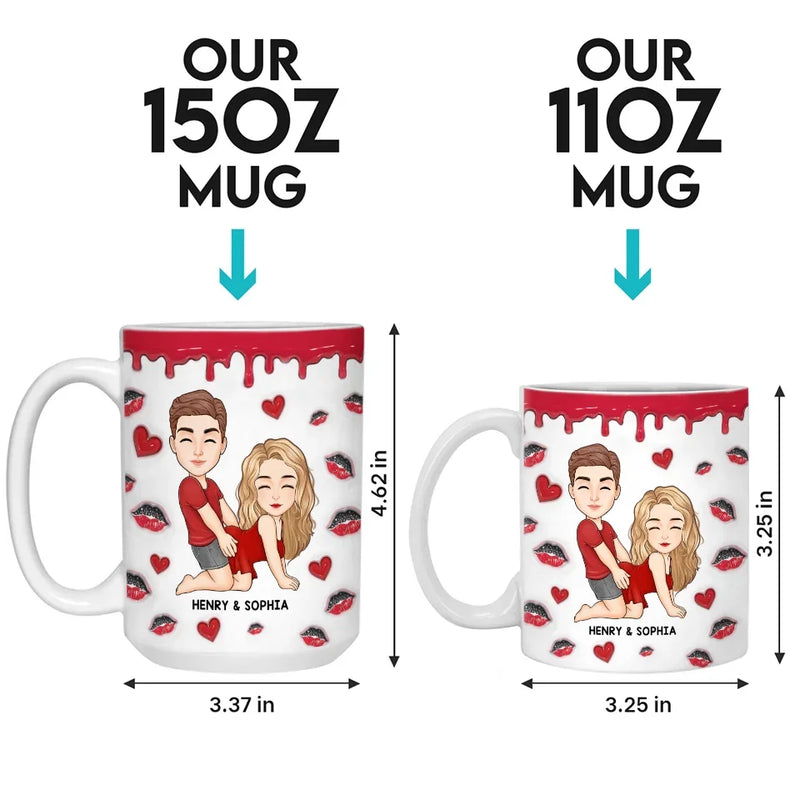 Our Love Will Always Be Timeless - Couple Personalized Custom 3D Inflated Effect Printed Mug - Christmas Gift For Husband Wife, Anniversary