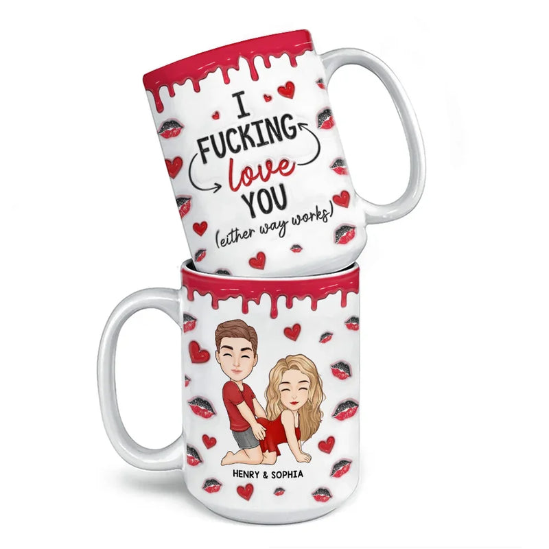 Our Love Will Always Be Timeless - Couple Personalized Custom 3D Inflated Effect Printed Mug - Christmas Gift For Husband Wife, Anniversary