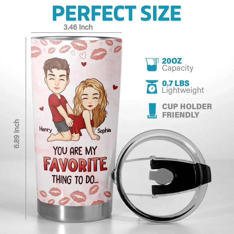 Time Only Deepens The Love We Share - Couple Personalized Custom Tumbler - Christmas Gift For Husband Wife, Anniversary