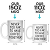 Distance Only Makes Our Friendship Grow Stronger - Bestie Personalized Custom Mug - Christmas Gift For Best Friends, BFF, Sisters