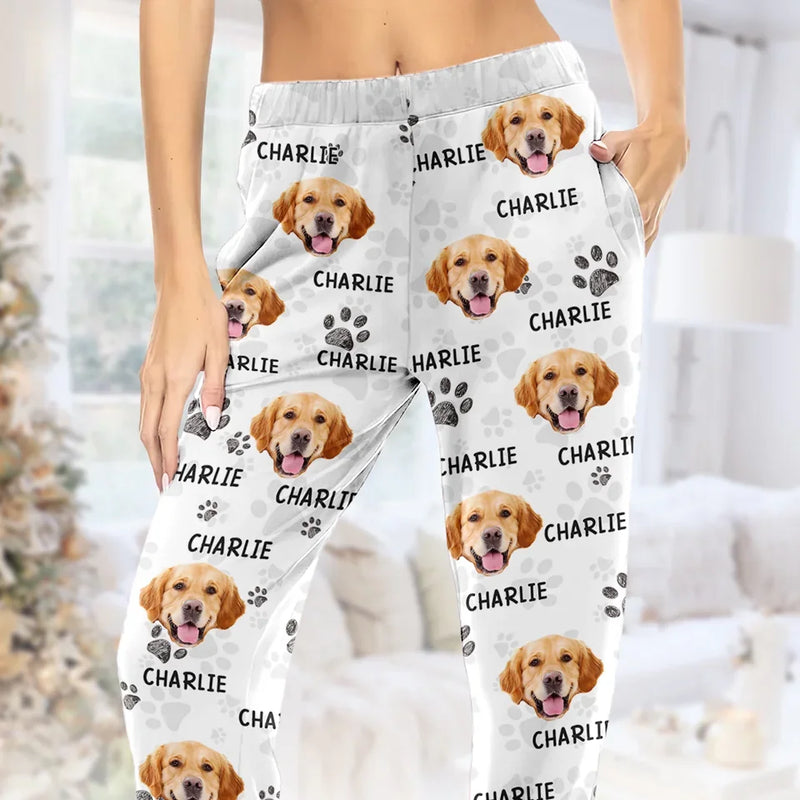 Custom Photo Pawsome Catmas Vibes - Dog & Cat Personalized Custom Pajama Pants - Christmas Gift For Pet Owners, Pet Lovers