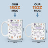 Long Distance The Love Between Family - Family Personalized Custom 3D Inflated Effect Printed Mug - Gift For Family Members