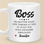 Custom Name Boss Appreciation Gifts for Managers - Personalized Mug