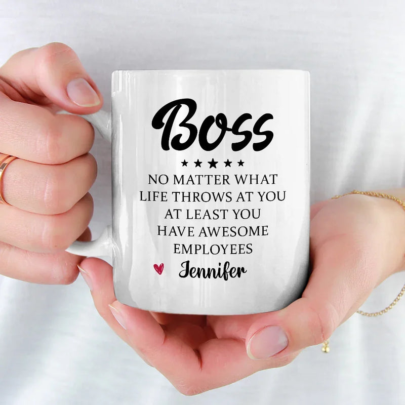 Custom Name Boss Appreciation Gifts for Managers - Personalized Mug