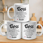 Custom Name Boss Appreciation Gifts for Managers - Personalized Mug