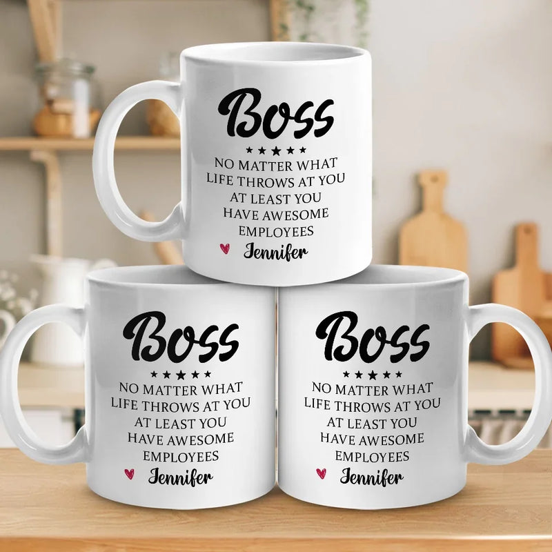 Custom Name Boss Appreciation Gifts for Managers - Personalized Mug