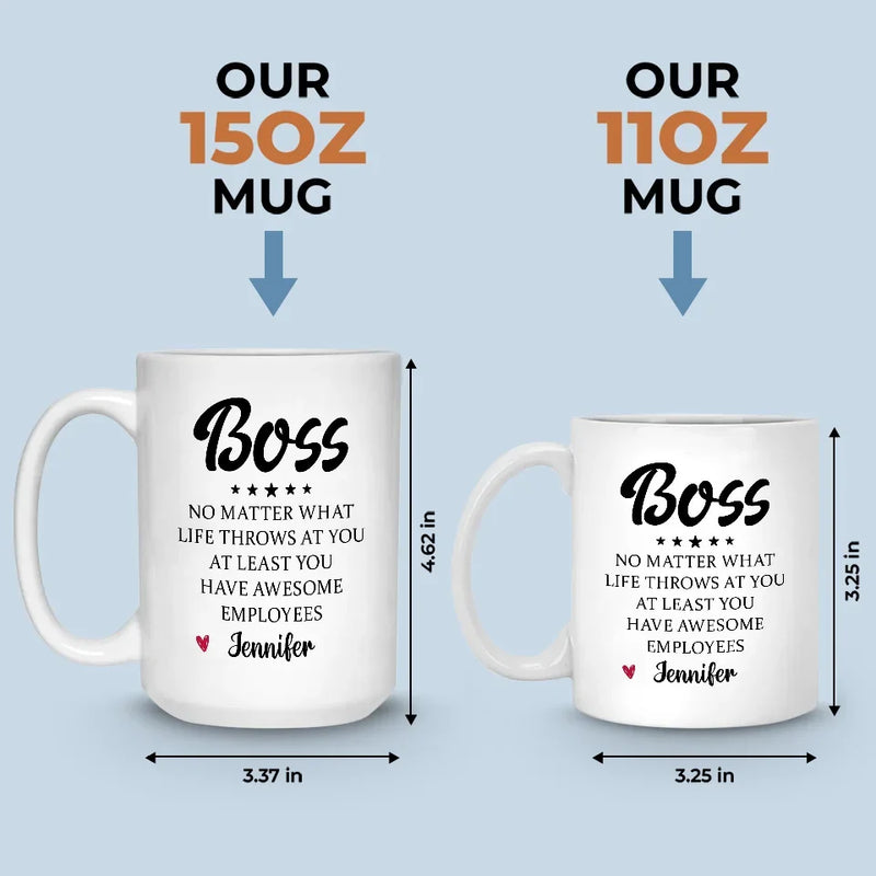 Custom Name Boss Appreciation Gifts for Managers - Personalized Mug