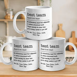 Custom Name Best Team Gifts for Coworkers - Personalized Mugs