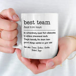Custom Name Best Team Gifts for Coworkers - Personalized Mugs