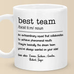 Custom Name Best Team Gifts for Coworkers - Personalized Mugs