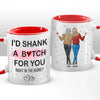 We Go Together Like Crazy And Crazier - Bestie Personalized Custom Accent Mug - Christmas Gift For Best Friends, BFF, Sisters