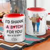 We Go Together Like Crazy And Crazier - Bestie Personalized Custom Accent Mug - Christmas Gift For Best Friends, BFF, Sisters