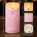 Custom Name Funny Best Friend Gifts - Personalized LED Candle