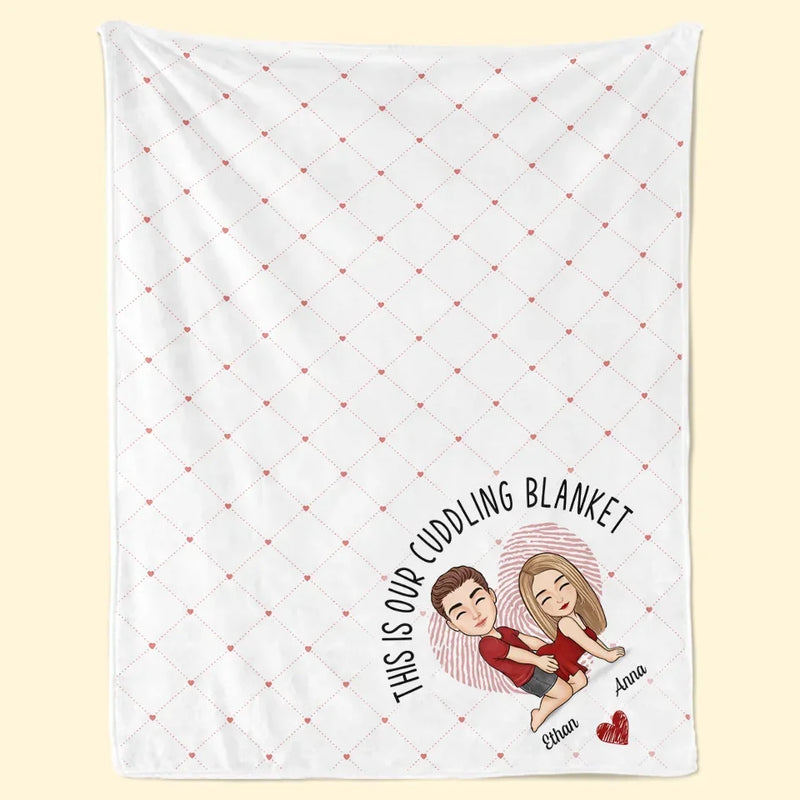 You're My Favorite Thing To Do - Couple Personalized Custom Blanket - Christmas Gift For Husband Wife, Anniversary