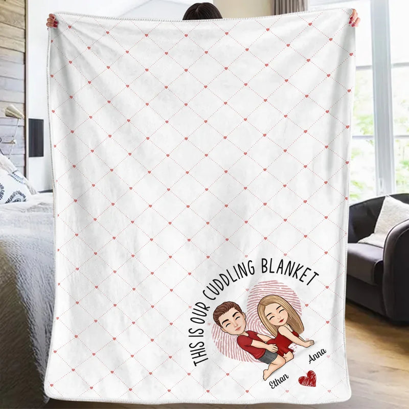 You're My Favorite Thing To Do - Couple Personalized Custom Blanket - Christmas Gift For Husband Wife, Anniversary