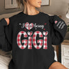 A Mother's Love Is The Purest Form Of Magic - Family Personalized Custom Unisex Sweatshirt, Hoodie With Design On Sleeve - Christmas Gift For Mom, Grandma