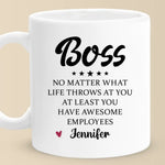 Custom Name Boss Appreciation Gifts for Managers - Personalized Mug