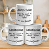 Ambitchous Definition - Friend Personalized Custom Mug - Christmas Gift, Birthday Gift For Best Friends, Family Members, Coworkers, Yourself