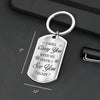 Until I See You Again - Memorial Personalized Custom Keychain - Sympathy Gift, Christmas Gift For Family Members