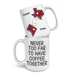 Custom Name Long Distance Coffee Gifts - Personalized Mugs
