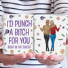 Besides Chocolate, You're My Favorite - Bestie Personalized Custom 3D Inflated Effect Printed Mug - Gift For Best Friends, BFF, Sisters