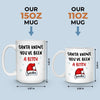 Santa Knows Who You Are - Friend Personalized Custom Mug - Christmas Gift, Birthday Gift For Best Friends, Family Members, Coworkers, Yourself