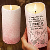 A Friend Is God's Way Of Making Sure We Never Walk Alone - Bestie Personalized Custom LED Candle - Christmas Gift For Best Friends, BFF, Sisters