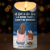 A Bond That Can't Be Broken - Memorial Personalized Custom LED Candle - Sympathy Gift, Christmas Gift For Pet Owners, Pet Lovers