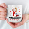 Every Kiss Is A Promise Of Forever - Couple Personalized Custom Mug - Christmas Gift For Husband Wife, Anniversary