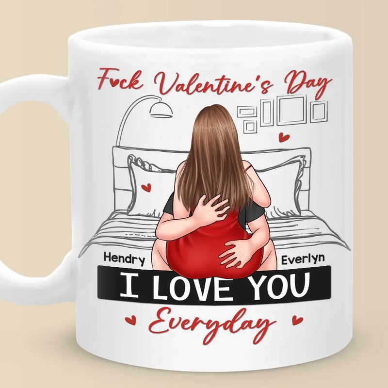 Custom Name Funny Valentine's Day Gifts for Couples - Personalized Mugs