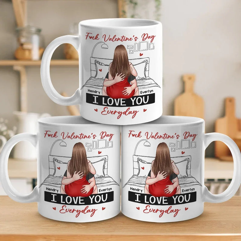 Custom Name Funny Valentine's Day Gifts for Couples - Personalized Mugs