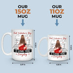 Custom Name Funny Valentine's Day Gifts for Couples - Personalized Mugs