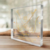 I Love You Forever And Always - Couple Personalized Custom Square Shaped Acrylic Plaque - Christmas Gift For Husband Wife, Anniversary