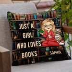 Custom Name Book Lover Gifts - Personalized Pillow
